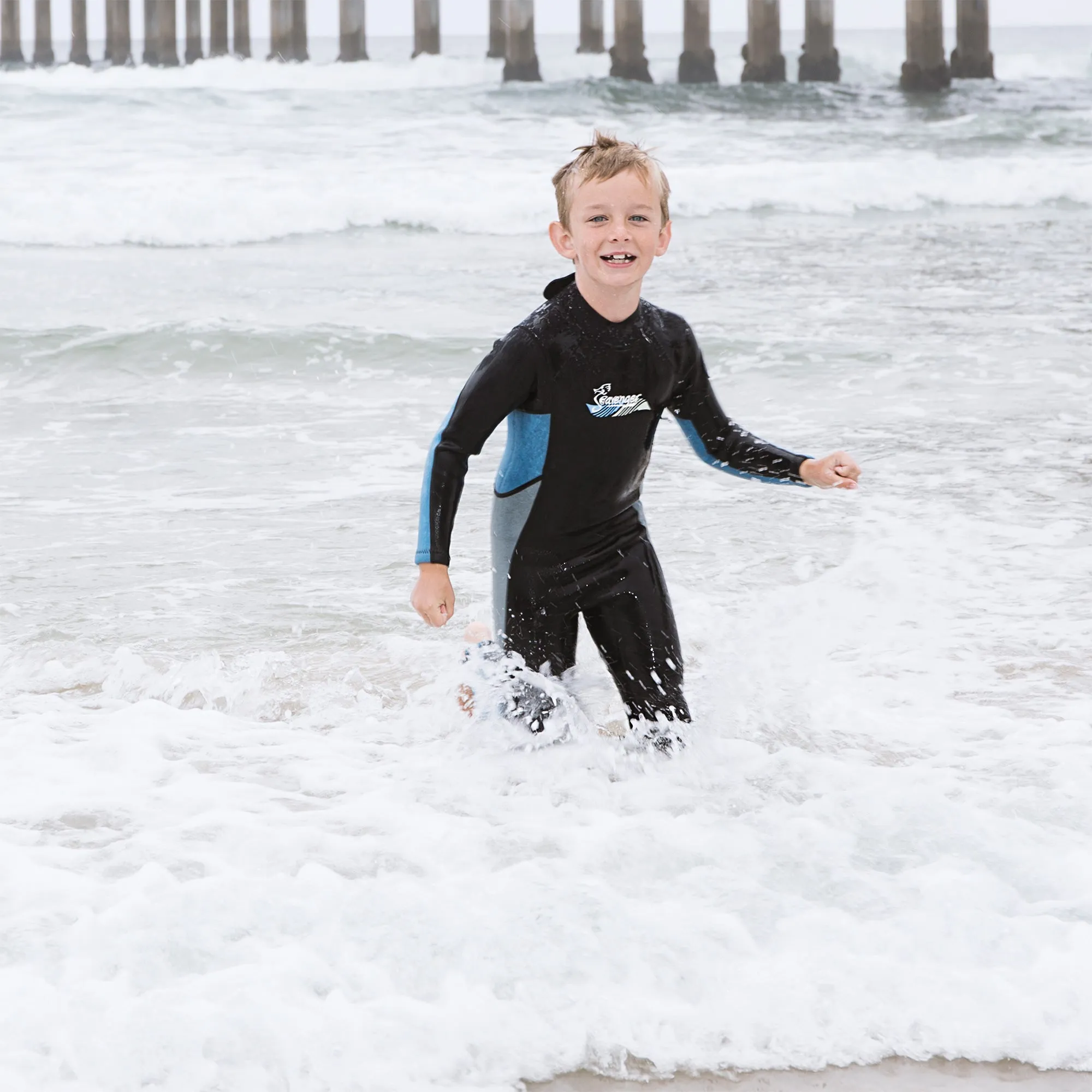 Scout 3mm Child Wetsuit - Pearl Blue