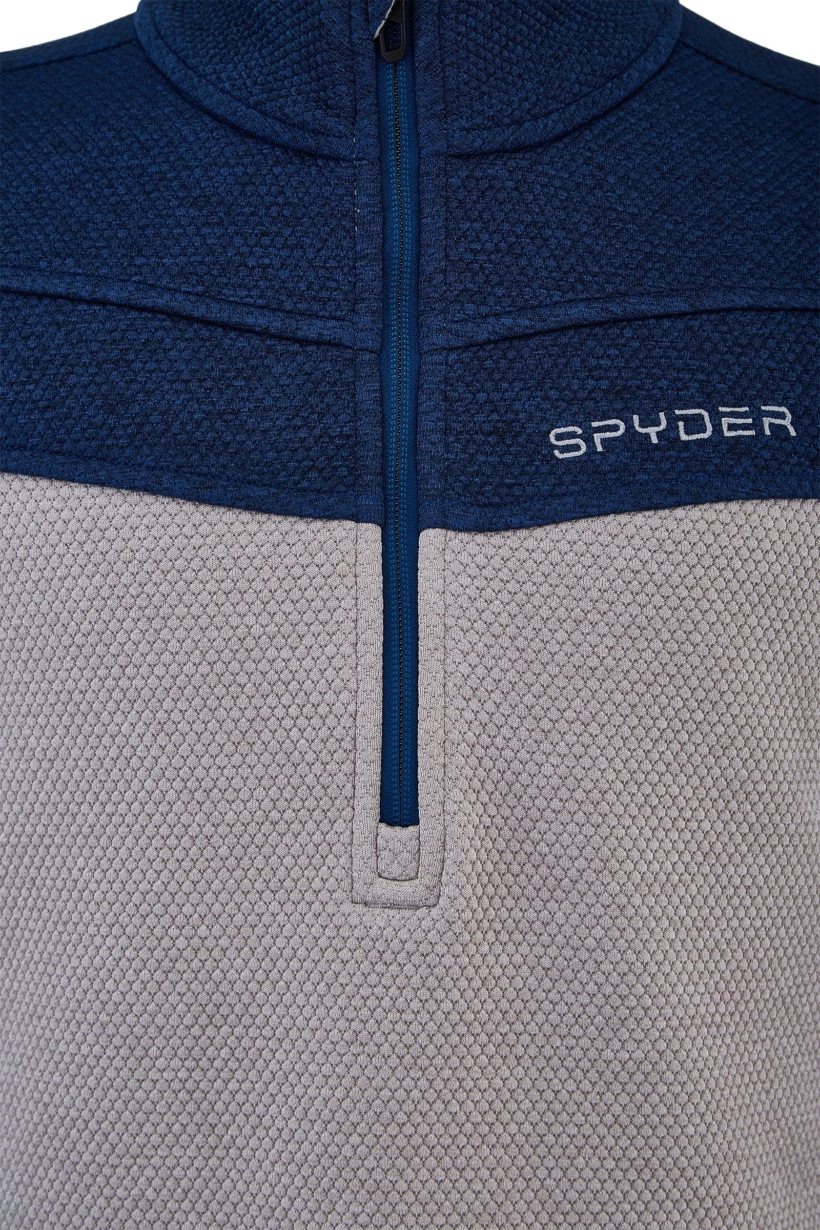 'Spyder' Men's Encore 1/2 Zip Fleece - Alloy Abyss