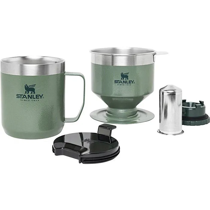 Stanley Camp Pour Over Set (Hammertone Green)