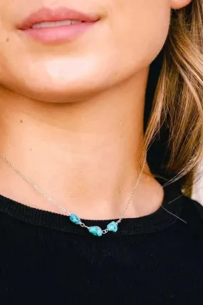 Stone Of Truth Turquoise Silver Necklace