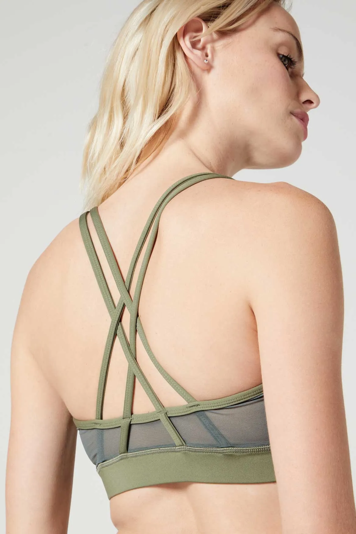 Strappy Bra Deep Lichen