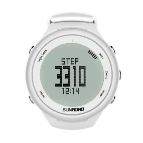 SUNROAD Latest Women Sports Watch White Outdoor Run Fitness Tracker