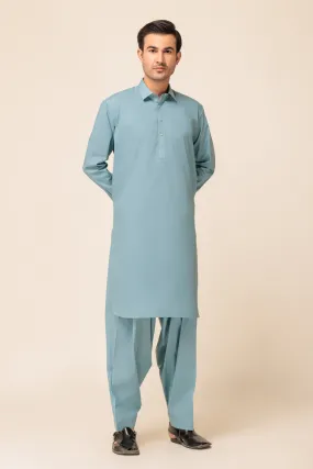 T-BLUE-BLENDED-SHALWAR SUIT - (GSSW23-006) BIN 59 M6