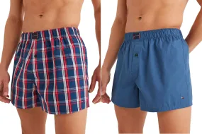 Tommy Hilfiger Mens Woven Boxer Shorts (2-Pack)