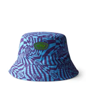 Warp Icon - Kids Bucket Hat - Blue