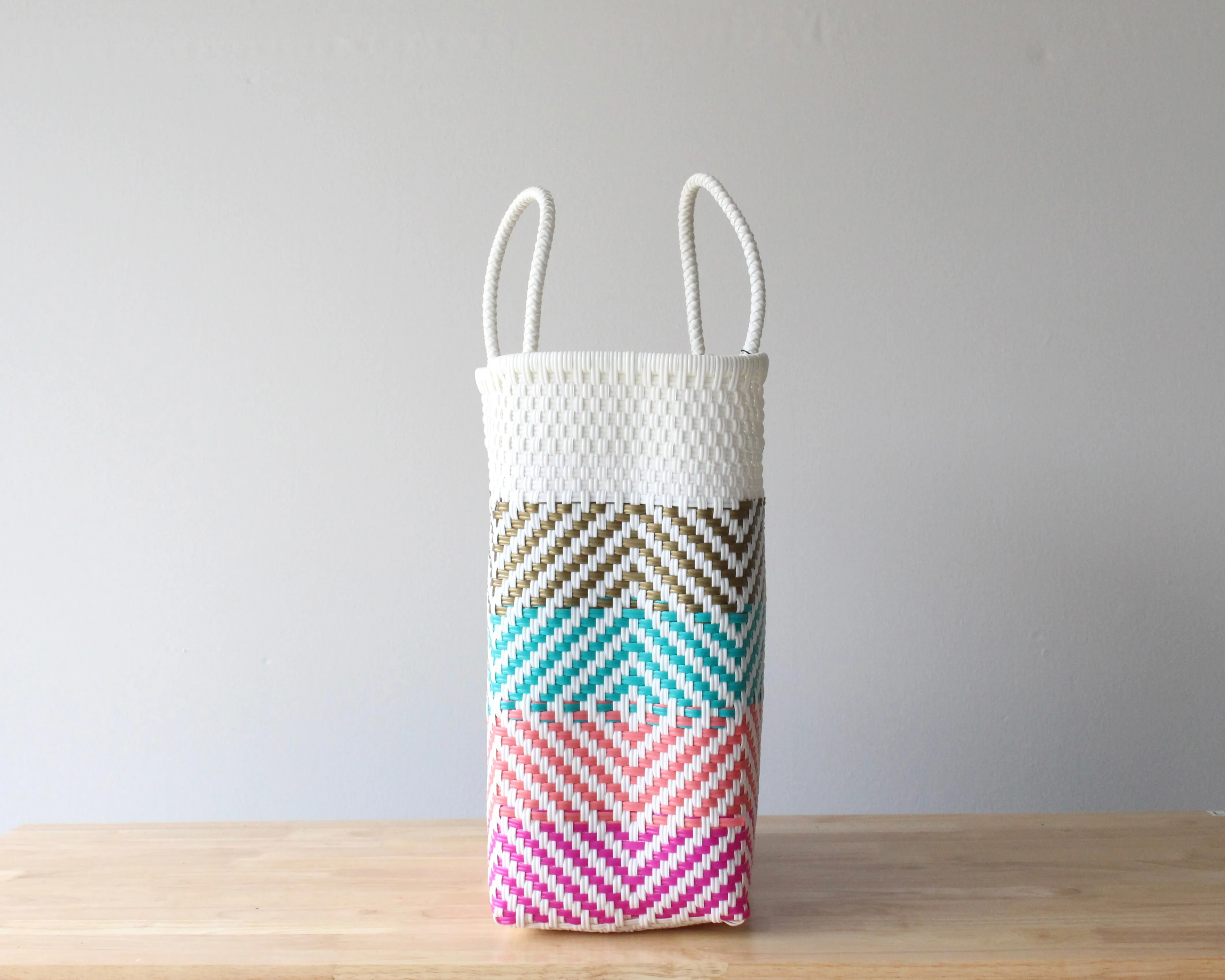 White & Colors Tote Bag by MexiMexi