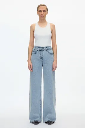 Wide Leg Belted Jean