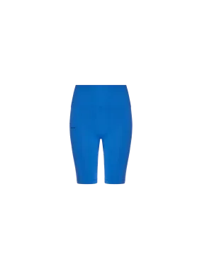 Women's Plant-Stretch Compressive Cycle Shorts—Cobalt Blue