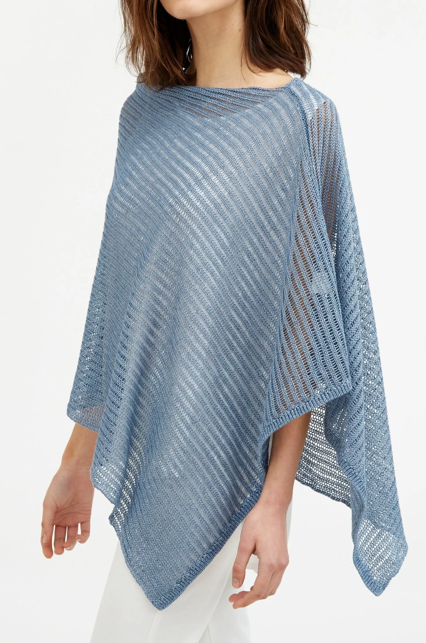 WRAP IN LINEN KNIT