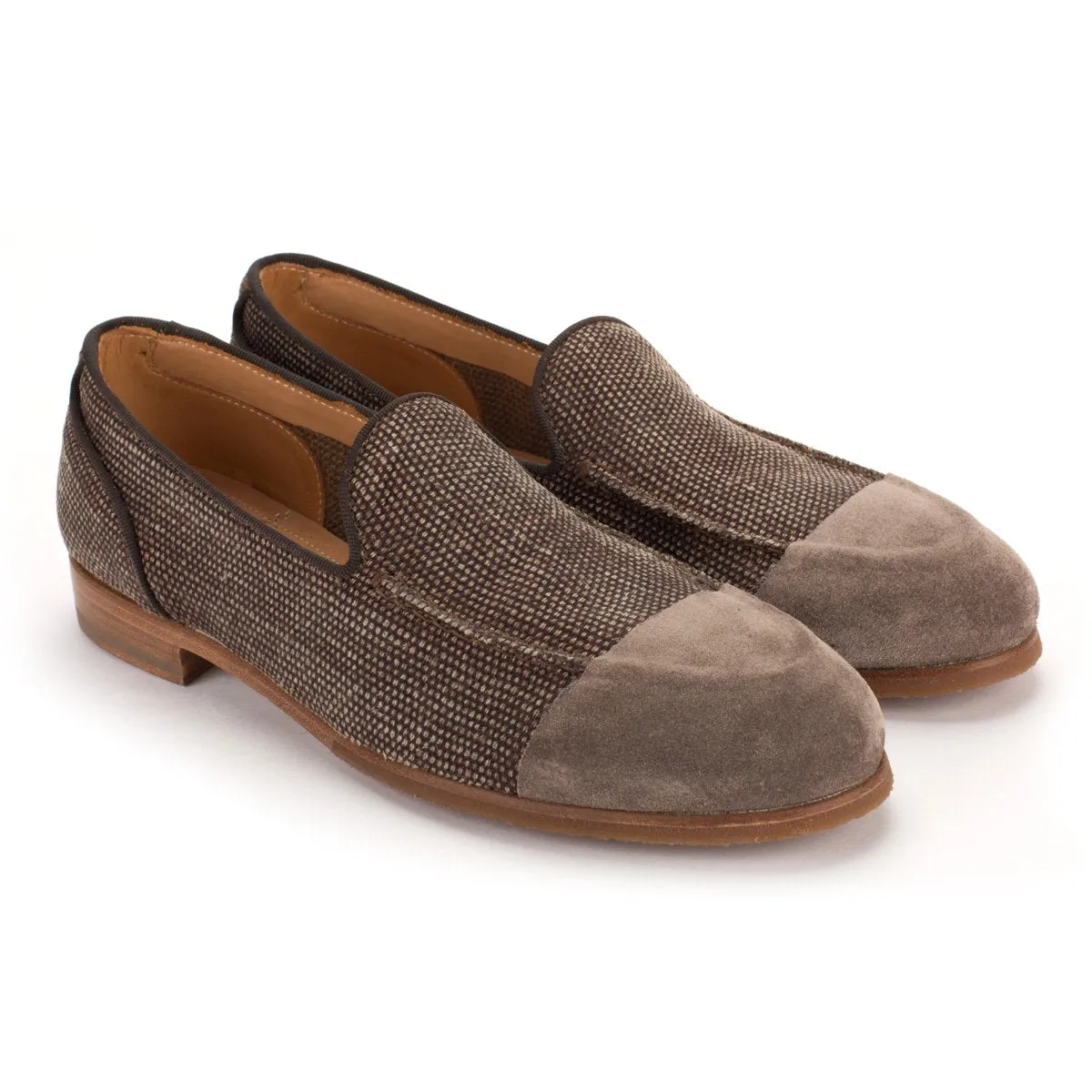 ZOE 56029<br>Melange linen loafers